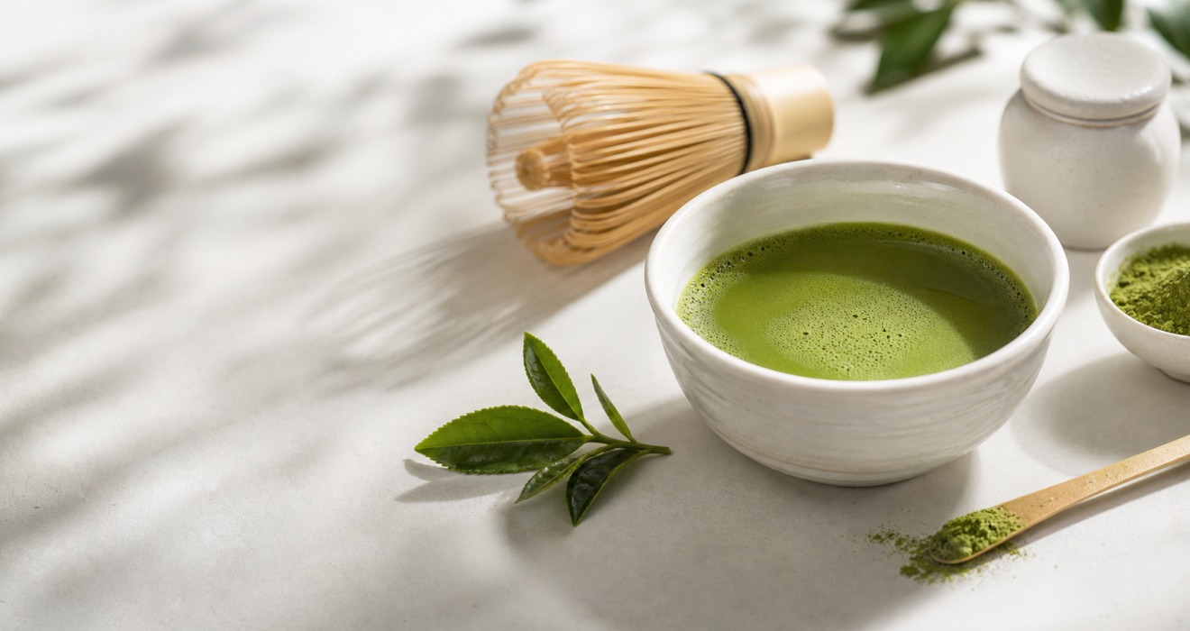 优质 matcha bowl with bamboo whisk